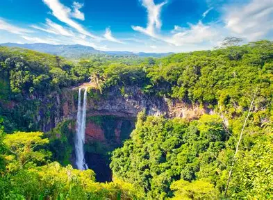 Chamarel Waterfall – one of Mauritius' most spectacular waterfalls